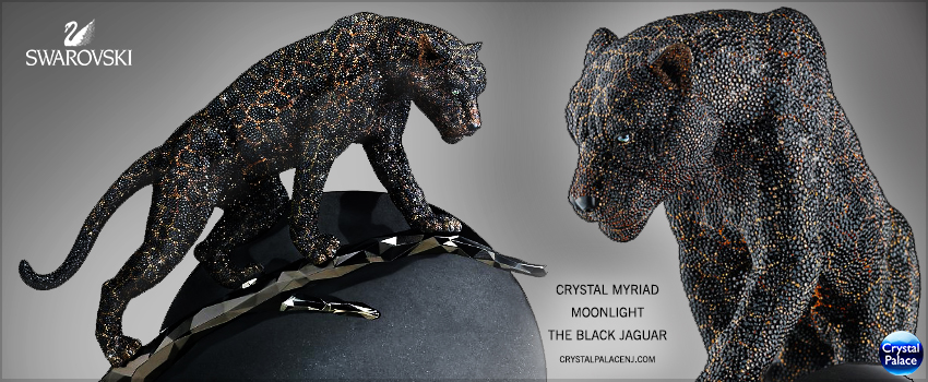 Swarovski Crystal Myriad Moonlight  The Black Jaguar